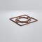 Ekena Millwork Extra Small Gypsum Decorative Fretwork Wood Wall Panels, Birch, 7 3/8"W x 7 3/8"H x 3/8"T WALW08X08X0375GYPBI - alternate 3